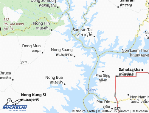 MICHELIN Nong Suang map - ViaMichelin
