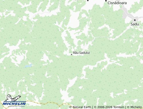 MICHELIN Râu Sadului map - ViaMichelin