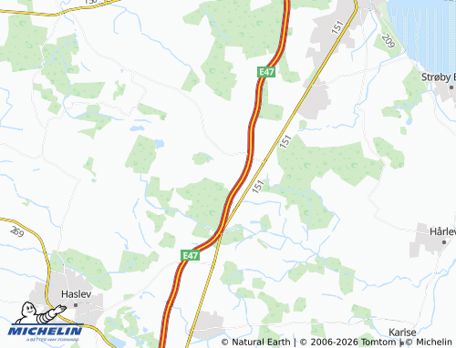 Mapa MICHELIN Algestrup - ViaMichelin