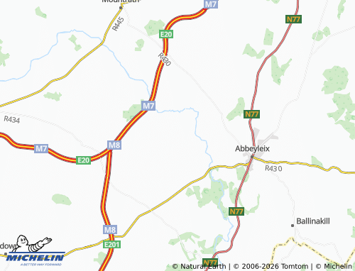 MICHELIN Shanahoe map - ViaMichelin