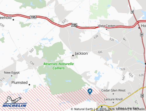 Carte MICHELIN Jackson - ViaMichelin