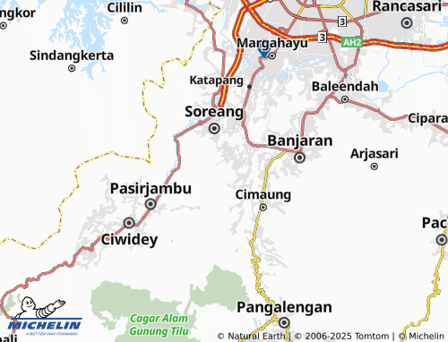 MICHELIN Bandasari map - ViaMichelin