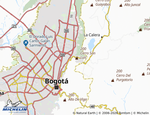 Carte MICHELIN Páramo Urbano - ViaMichelin