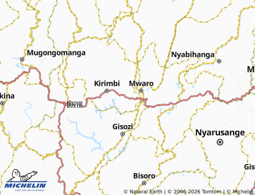 Mappa MICHELIN Mutumba - ViaMichelin
