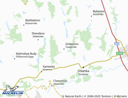 MICHELIN Gridasovo map - ViaMichelin