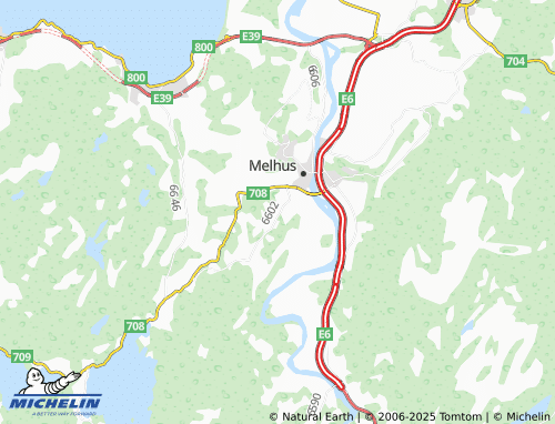 MICHELIN Brekkås map - ViaMichelin