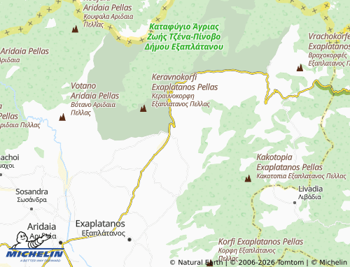 Carte MICHELIN Foustani - ViaMichelin