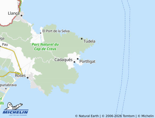 Mappa MICHELIN Portlligat - ViaMichelin