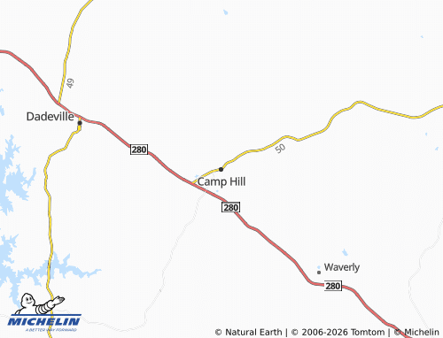 Mappa MICHELIN Camp Hill - ViaMichelin