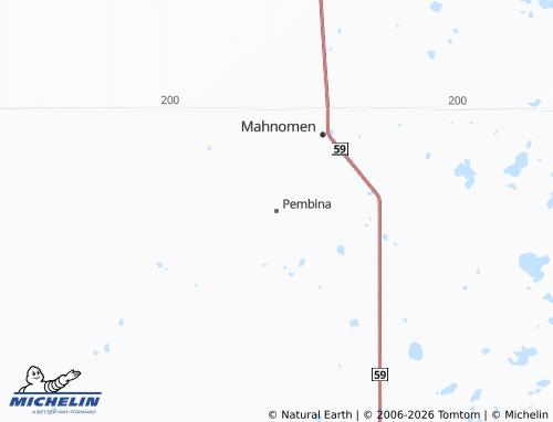Carte MICHELIN Pembina - ViaMichelin