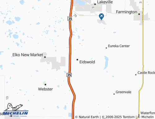 MICHELIN Eidswold map - ViaMichelin
