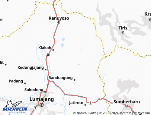 Mapa MICHELIN Ranuwurung - ViaMichelin