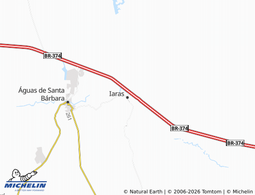 Mapa MICHELIN Iaras - ViaMichelin