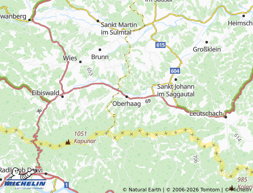 Carte MICHELIN Oberhaag - ViaMichelin