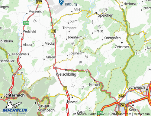 MICHELIN Ittel map - ViaMichelin