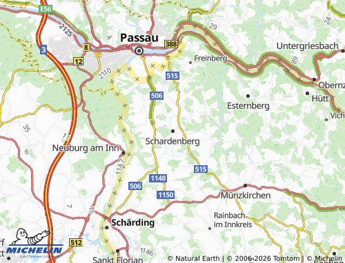 Mapa MICHELIN Schardenberg - ViaMichelin
