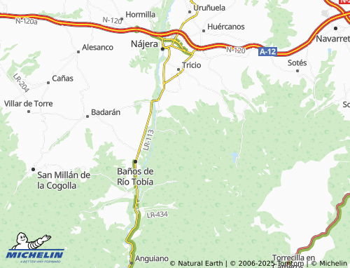 MICHELIN Camprovín map - ViaMichelin