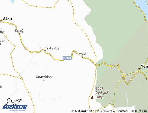 MICHELIN Yakaköy map - ViaMichelin