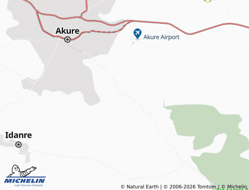 MICHELIN Adejubu map - ViaMichelin