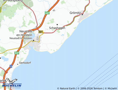 MICHELIN Rettin map - ViaMichelin