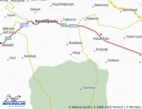 Mapa MICHELIN Aktaş - ViaMichelin
