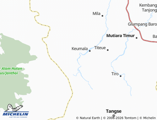 MICHELIN Tunong map - ViaMichelin