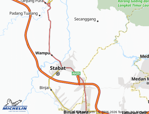 MICHELIN Ara Condong map - ViaMichelin
