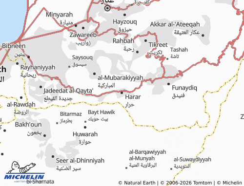 Mapa MICHELIN Harar - ViaMichelin