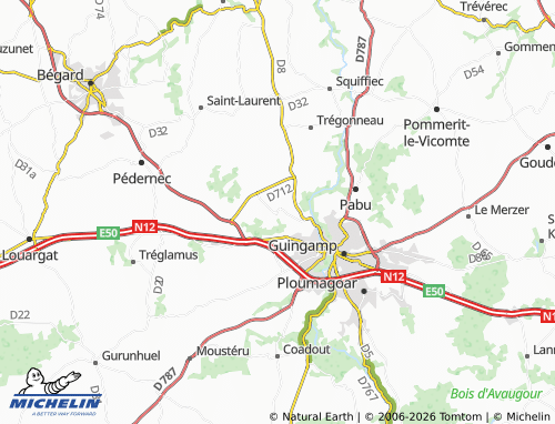 MICHELIN Plouisy map - ViaMichelin