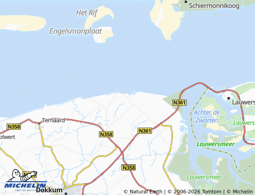 Carte MICHELIN Moddergat - ViaMichelin
