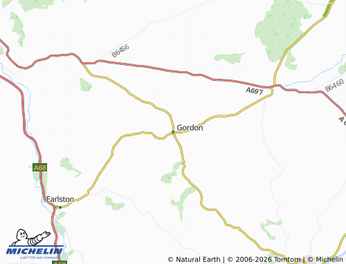 Carte MICHELIN Gordon - ViaMichelin