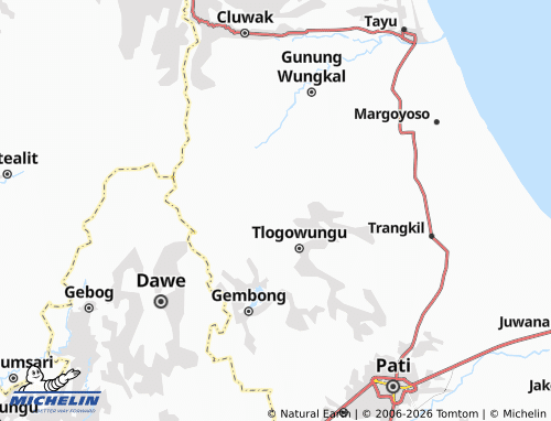 MICHELIN Tajungsari map - ViaMichelin