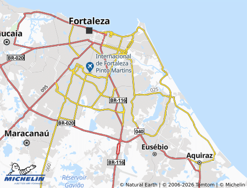 MICHELIN Parque Iracema map - ViaMichelin