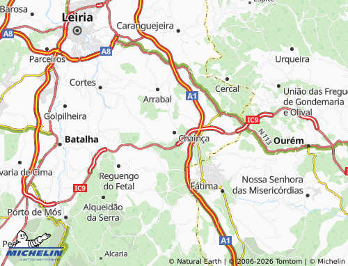 Mapa MICHELIN Chainça - ViaMichelin