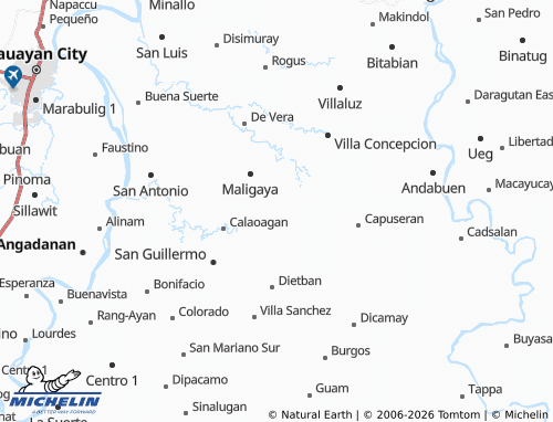 MICHELIN Guilingan map - ViaMichelin