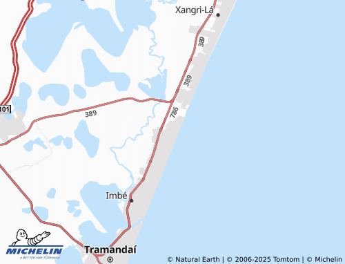 MICHELIN Santa Teresinha map - ViaMichelin