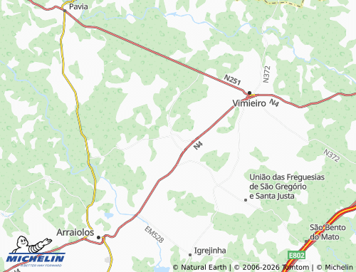 MICHELIN Carrascal map - ViaMichelin