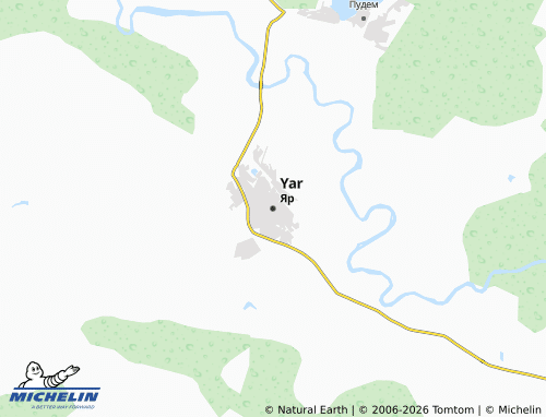 MICHELIN-Landkarte Yar - ViaMichelin