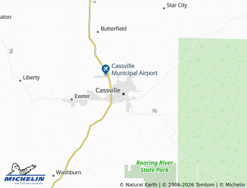 Mapa MICHELIN Cassville - ViaMichelin
