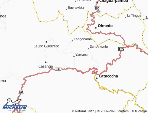 Mapa MICHELIN Yamana - ViaMichelin