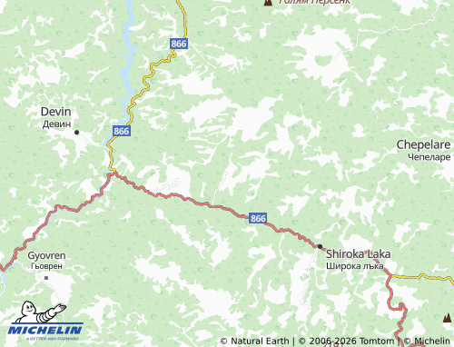 MICHELIN Breze map - ViaMichelin