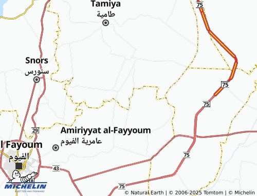 MICHELIN Oqela El Baharia map - ViaMichelin