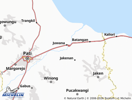 Carte MICHELIN Tluwah - ViaMichelin