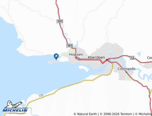 Mappa MICHELIN Hoquiam - ViaMichelin