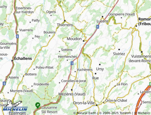 MICHELIN Syens map - ViaMichelin