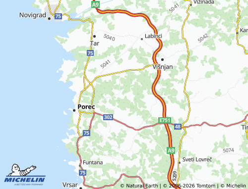 MICHELIN-Landkarte Vržnaveri - ViaMichelin