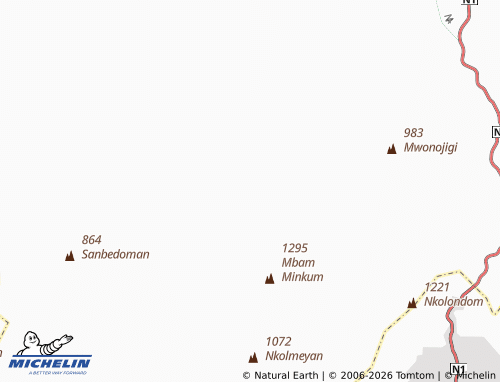 MICHELIN Okola map - ViaMichelin