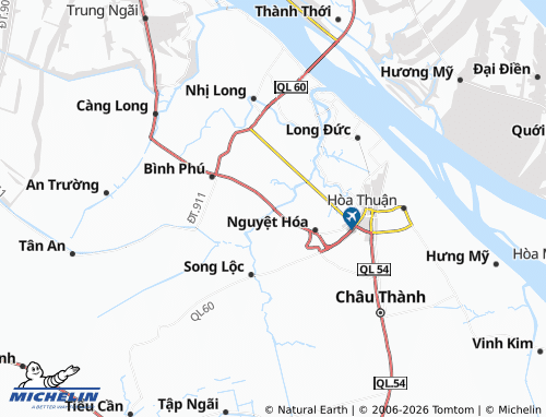 MICHELIN Phương Thạnh map - ViaMichelin