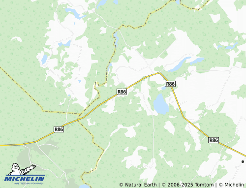 MICHELIN Noviny map - ViaMichelin