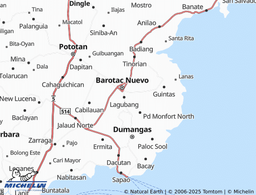 Carte MICHELIN Tubungan - ViaMichelin